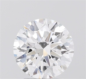 Picture of Lab Grown Diamond 2.51 Carats, Round with Excellent Cut, D Color, VVS2 Clarity and Certified by IGI