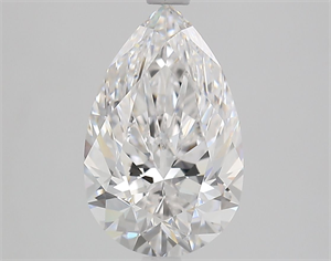 Picture of Natural Diamond 2.60 Carats, Pear with  Cut, E Color, IF Clarity and Certified by GIA
