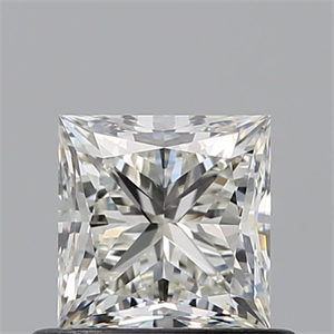 Picture of Natural Diamond 0.70 Carats, Princess with  Cut, J Color, VS1 Clarity and Certified by GIA