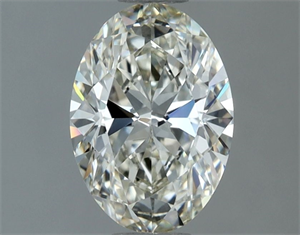 Picture of Natural Diamond 1.01 Carats, Oval with  Cut, I Color, VVS1 Clarity and Certified by IGI