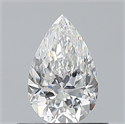 Natural Diamond 0.50 Carats, Pear with  Cut, F Color, VS1 Clarity and Certified by GIA