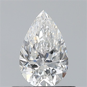 Picture of Natural Diamond 0.50 Carats, Pear with  Cut, F Color, VS1 Clarity and Certified by GIA