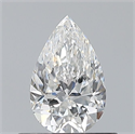 Natural Diamond 0.50 Carats, Pear with  Cut, F Color, VS1 Clarity and Certified by GIA