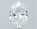 Natural Diamond 3.18 Carats, Oval with  Cut, D Color, SI1 Clarity and Certified by GIA
