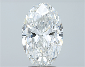 Picture of Natural Diamond 3.18 Carats, Oval with  Cut, D Color, SI1 Clarity and Certified by GIA