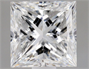 Natural Diamond 0.70 Carats, Princess with  Cut, E Color, VS1 Clarity and Certified by GIA