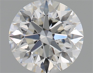 Foto Diamante Natural 0.70 quilates, Redondo , Color F, claridad VS1 y certificado GIA de