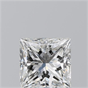 Natural Diamond 1.01 Carats, Princess with  Cut, G Color, VVS1 Clarity and Certified by GIA