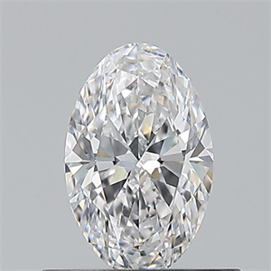 Picture of Natural Diamond 0.50 Carats, Oval with  Cut, D Color, VS1 Clarity and Certified by GIA