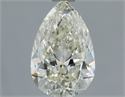 Natural Diamond 0.82 Carats, Pear with  Cut, J Color, VS2 Clarity and Certified by IGI