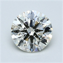 Natural Diamond 1.01 Carats, Round with Very Good Cut, M Color, I1 Clarity and Certified by GIA