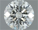 Natural Diamond 0.70 Carats, Round with Very Good Cut, I Color, VVS1 Clarity and Certified by IGI