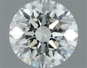 Picture of Natural Diamond 0.70 Carats, Round with Very Good Cut, I Color, VVS1 Clarity and Certified by IGI