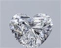 Natural Diamond 0.30 Carats, Heart with  Cut, E Color, VVS1 Clarity and Certified by GIA