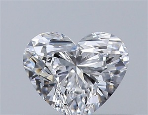 Picture of Natural Diamond 0.30 Carats, Heart with  Cut, E Color, VVS1 Clarity and Certified by GIA