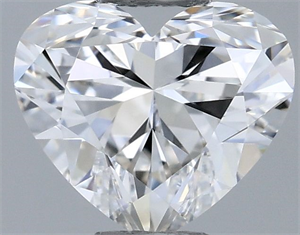Picture of Natural Diamond 0.37 Carats, Heart with  Cut, G Color, VVS2 Clarity and Certified by GIA
