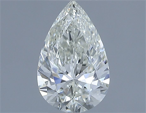 Picture of Natural Diamond 0.71 Carats, Pear with  Cut, H Color, VVS2 Clarity and Certified by IGI