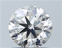 Natural Diamond 0.90 Carats, Round with Very Good Cut, H Color, VVS1 Clarity and Certified by GIA