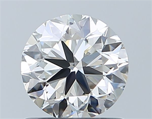 Picture of Natural Diamond 0.90 Carats, Round with Very Good Cut, H Color, VVS1 Clarity and Certified by GIA