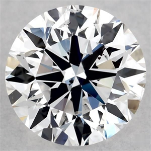 Picture of Natural Diamond 0.70 Carats, Round with Very Good Cut, D Color, SI2 Clarity and Certified by GIA
