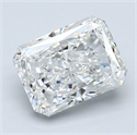 Natural Diamond 3.01 Carats, Radiant with  Cut, F Color, VS1 Clarity and Certified by GIA