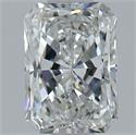 Natural Diamond 0.50 Carats, Radiant with  Cut, G Color, VS1 Clarity and Certified by GIA