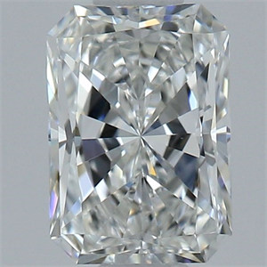 Picture of Natural Diamond 0.50 Carats, Radiant with  Cut, G Color, VS1 Clarity and Certified by GIA