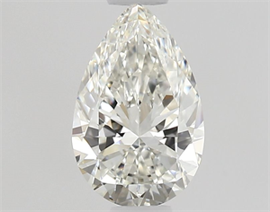 Picture of Natural Diamond 0.50 Carats, Pear with  Cut, I Color, SI1 Clarity and Certified by GIA