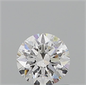Diamante Natural 0.72 quilates, Redondo , Color F, claridad SI1 y certificado GIA