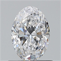 Diamante Natural 0.70 quilates, Ovalado , Color D, claridad VVS1 y certificado GIA