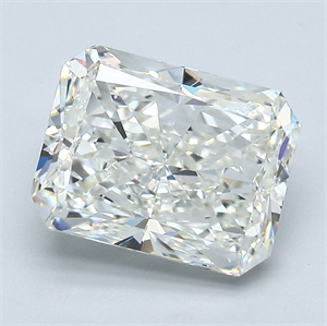 Picture of Natural Diamond 3.50 Carats, Radiant with  Cut, J Color, SI1 Clarity and Certified by GIA