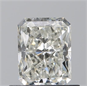 Natural Diamond 0.70 Carats, Radiant with  Cut, J Color, VVS1 Clarity and Certified by GIA