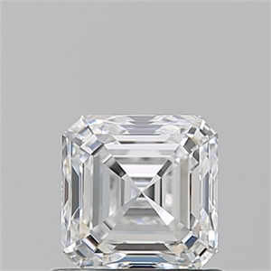 Picture of Natural Diamond 0.92 Carats, Asscher with  Cut, F Color, VVS2 Clarity and Certified by GIA