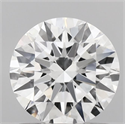 Lab Grown Diamond 1.03 Carats, Round with Ideal Cut, D Color, VVS1 Clarity and Certified by IGI