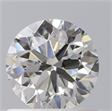 Natural Diamond 0.70 Carats, Round with Very Good Cut, G Color, SI1 Clarity and Certified by GIA