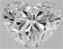 Natural Diamond 1.70 Carats, Heart with  Cut, E Color, VS1 Clarity and Certified by GIA