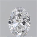 Diamante Natural 0.70 quilates, Ovalado , Color D, claridad SI1 y certificado GIA