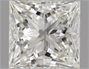 Natural Diamond 0.51 Carats, Princess with  Cut, I Color, VVS1 Clarity and Certified by GIA
