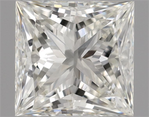 Picture of Natural Diamond 0.51 Carats, Princess with  Cut, I Color, VVS1 Clarity and Certified by GIA