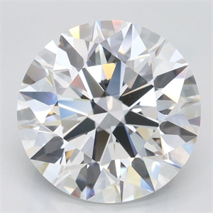 Picture of Lab Grown Diamond 3.82 Carats, Round with Excellent Cut, D Color, VVS1 Clarity and Certified by GIA