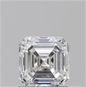 Diamante Natural 1.01 quilates, Asscher , Color E, claridad VS1 y certificado GIA