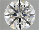 Natural Diamond 0.70 Carats, Round with Excellent Cut, F Color, SI1 Clarity and Certified by GIA