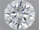 Diamante Natural 0.50 quilates, Redondo , Color D, claridad SI2 y certificado GIA