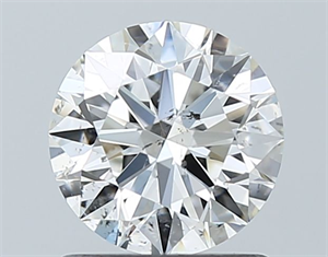 Foto Diamante Natural 1.01 quilates, Redondo , Color G, claridad SI2 y certificado GIA de