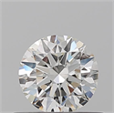 Diamante Natural 0.50 quilates, Redondo , Color J, claridad VVS1 y certificado GIA