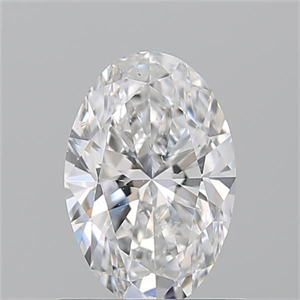 Picture of Natural Diamond 0.92 Carats, Oval with  Cut, E Color, SI1 Clarity and Certified by GIA