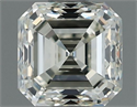 Natural Diamond 1.01 Carats, Asscher with  Cut, J Color, VVS2 Clarity and Certified by IGI