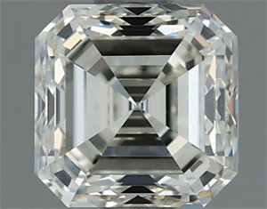 Picture of Natural Diamond 1.01 Carats, Asscher with  Cut, J Color, VVS2 Clarity and Certified by IGI