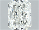 Natural Diamond 1.21 Carats, Radiant with  Cut, I Color, VS1 Clarity and Certified by GIA