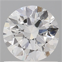 Natural Diamond 0.90 Carats, Round with Excellent Cut, D Color, SI1 Clarity and Certified by GIA